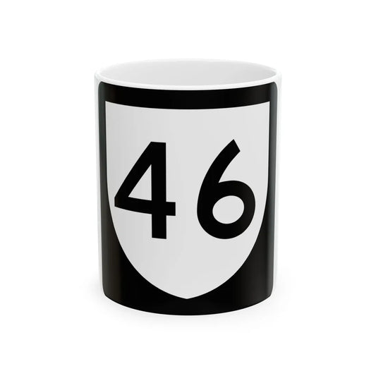 PR urban primary 46 (Puerto Rico) (Road Sign) White Coffee Mug 11oz - Go Mug Yourself