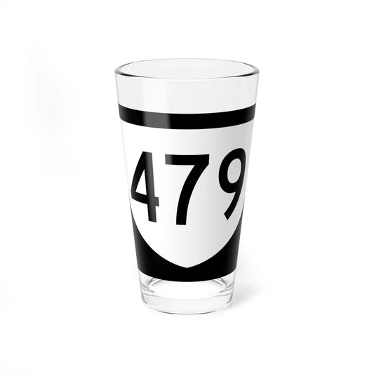PR urban primary 479 (Puerto Rico) (Road Sign) Pint Glass 16oz 16oz - Go Mug Yourself