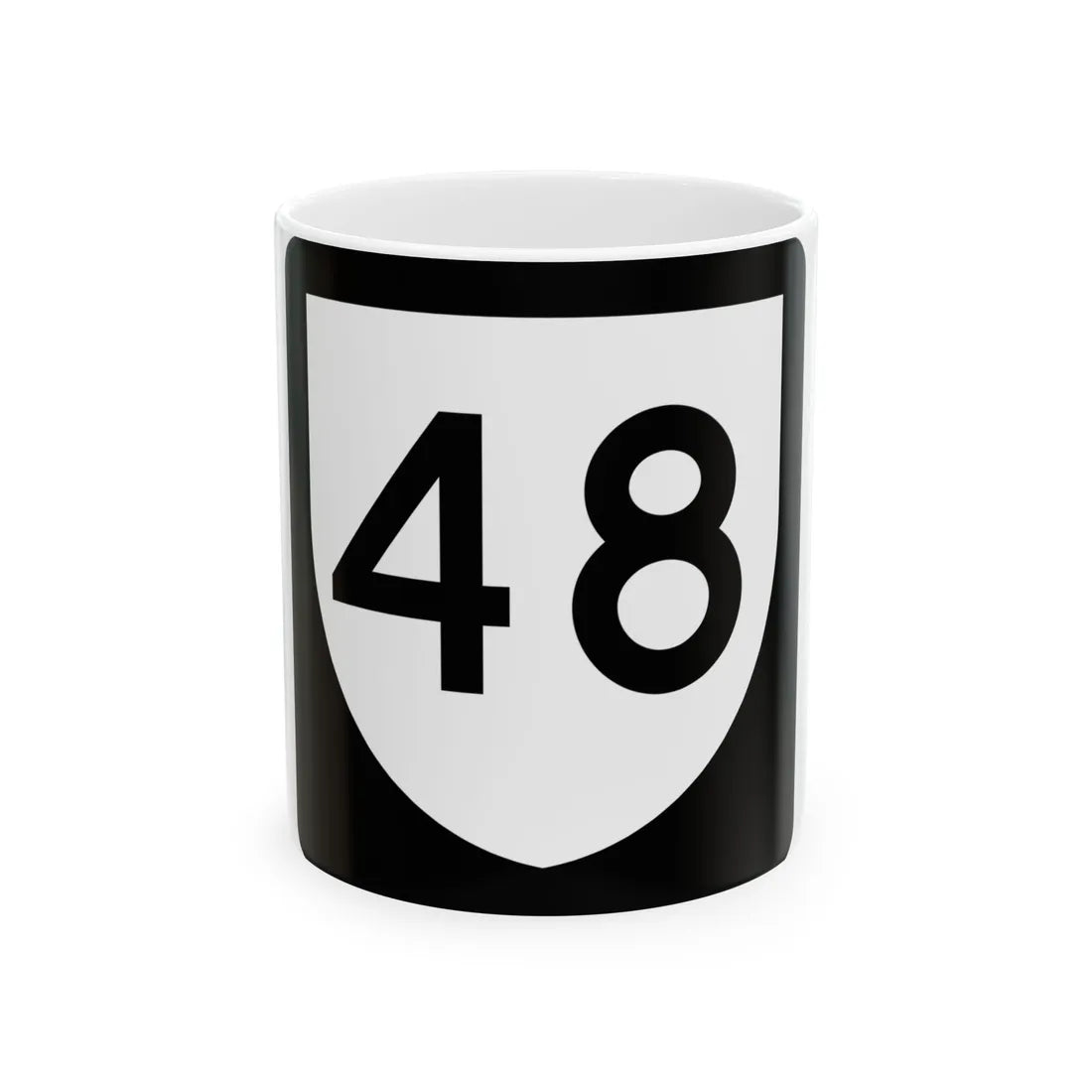 PR urban primary 48 (Puerto Rico) (Road Sign) White Coffee Mug 11oz - Go Mug Yourself