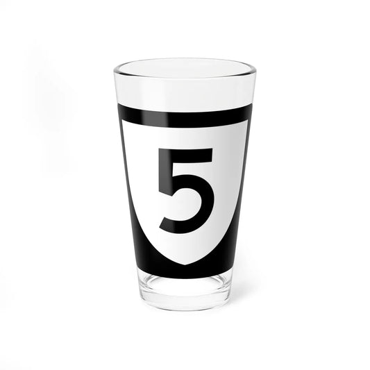 PR urban primary 5 (Puerto Rico) (Road Sign) Pint Glass 16oz 16oz - Go Mug Yourself