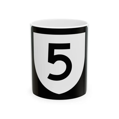 PR urban primary 5 (Puerto Rico) (Road Sign) White Coffee Mug 11oz - Go Mug Yourself