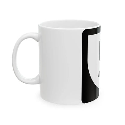 PR urban primary 5 (Puerto Rico) (Road Sign) White Coffee Mug - Go Mug Yourself