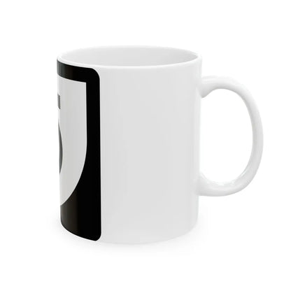PR urban primary 5 (Puerto Rico) (Road Sign) White Coffee Mug - Go Mug Yourself