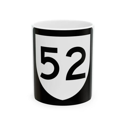 PR urban primary 52 (Puerto Rico) (Road Sign) White Coffee Mug 11oz - Go Mug Yourself