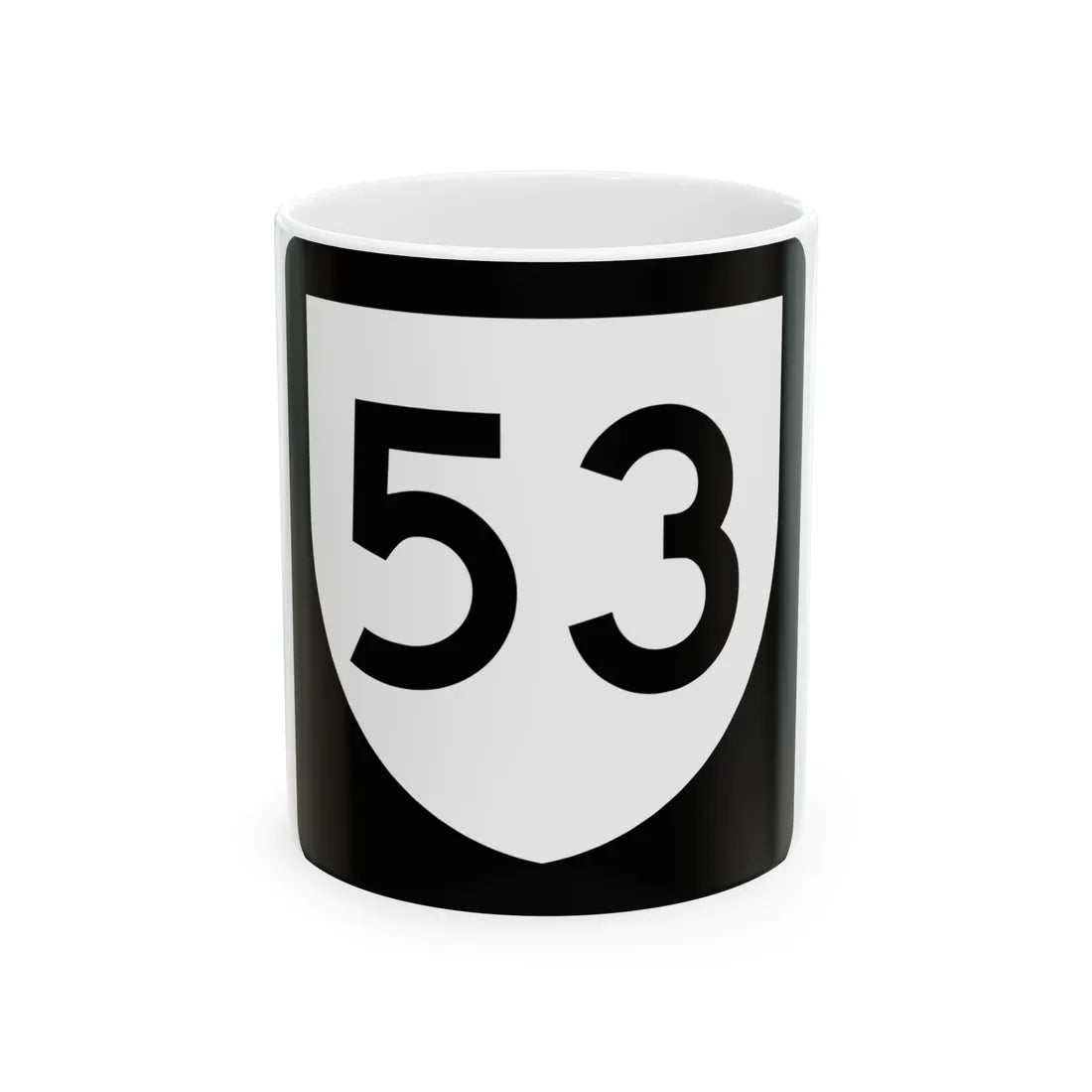 PR urban primary 53 (Puerto Rico) (Road Sign) White Coffee Mug 11oz - Go Mug Yourself