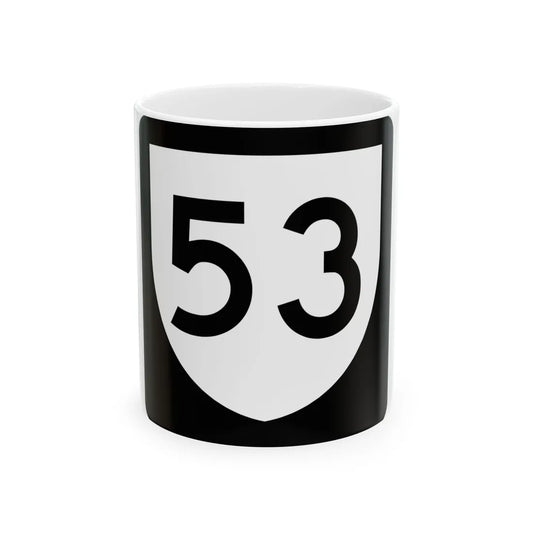 PR urban primary 53 (Puerto Rico) (Road Sign) White Coffee Mug 11oz - Go Mug Yourself