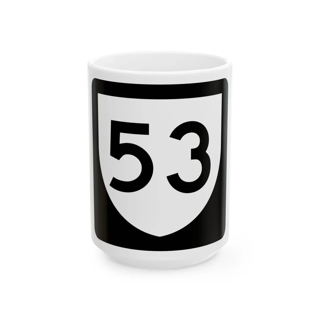 PR urban primary 53 (Puerto Rico) (Road Sign) White Coffee Mug 15oz - Go Mug Yourself