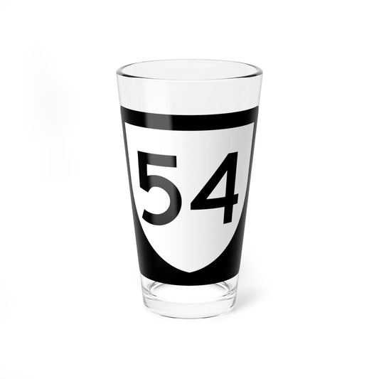 PR urban primary 54 (Puerto Rico) (Road Sign) Pint Glass 16oz 16oz - Go Mug Yourself
