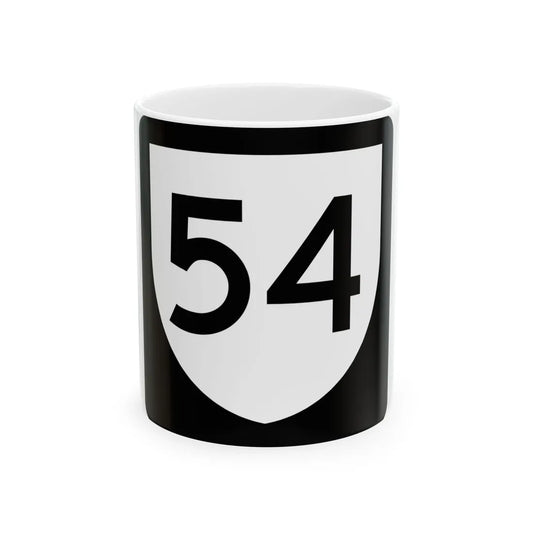 PR urban primary 54 (Puerto Rico) (Road Sign) White Coffee Mug 11oz - Go Mug Yourself