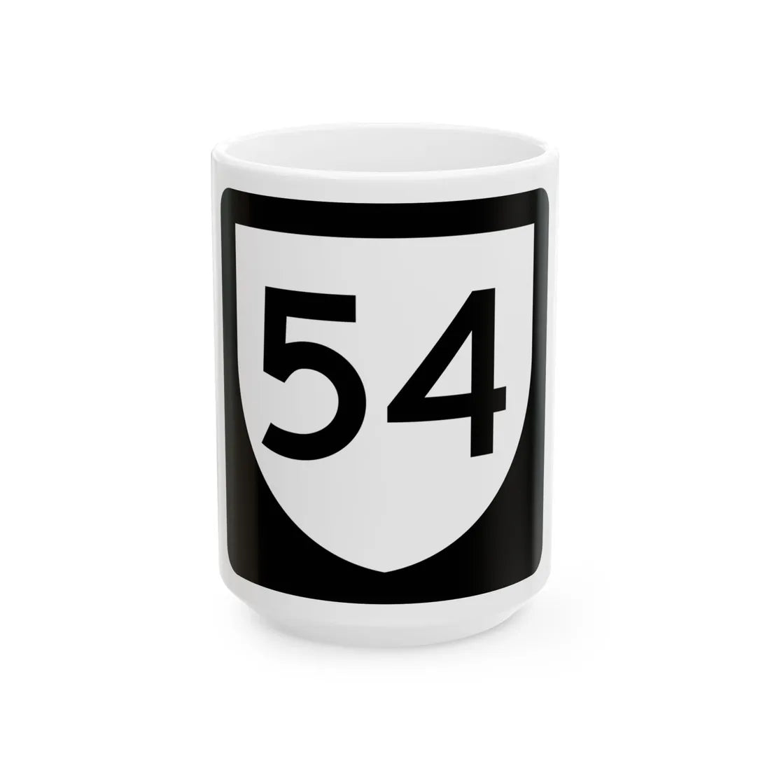 PR urban primary 54 (Puerto Rico) (Road Sign) White Coffee Mug 15oz - Go Mug Yourself