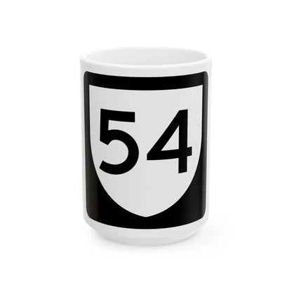 PR urban primary 54 (Puerto Rico) (Road Sign) White Coffee Mug 15oz - Go Mug Yourself