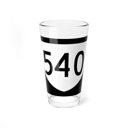 PR urban primary 540 (Puerto Rico) (Road Sign) Pint Glass 16oz 16oz - Go Mug Yourself