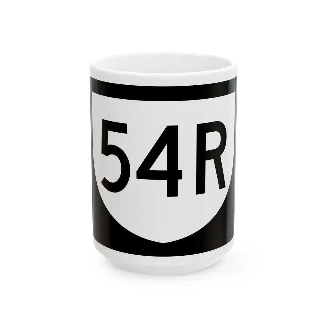 PR urban primary 54R (Puerto Rico) (Road Sign) White Coffee Mug 15oz - Go Mug Yourself