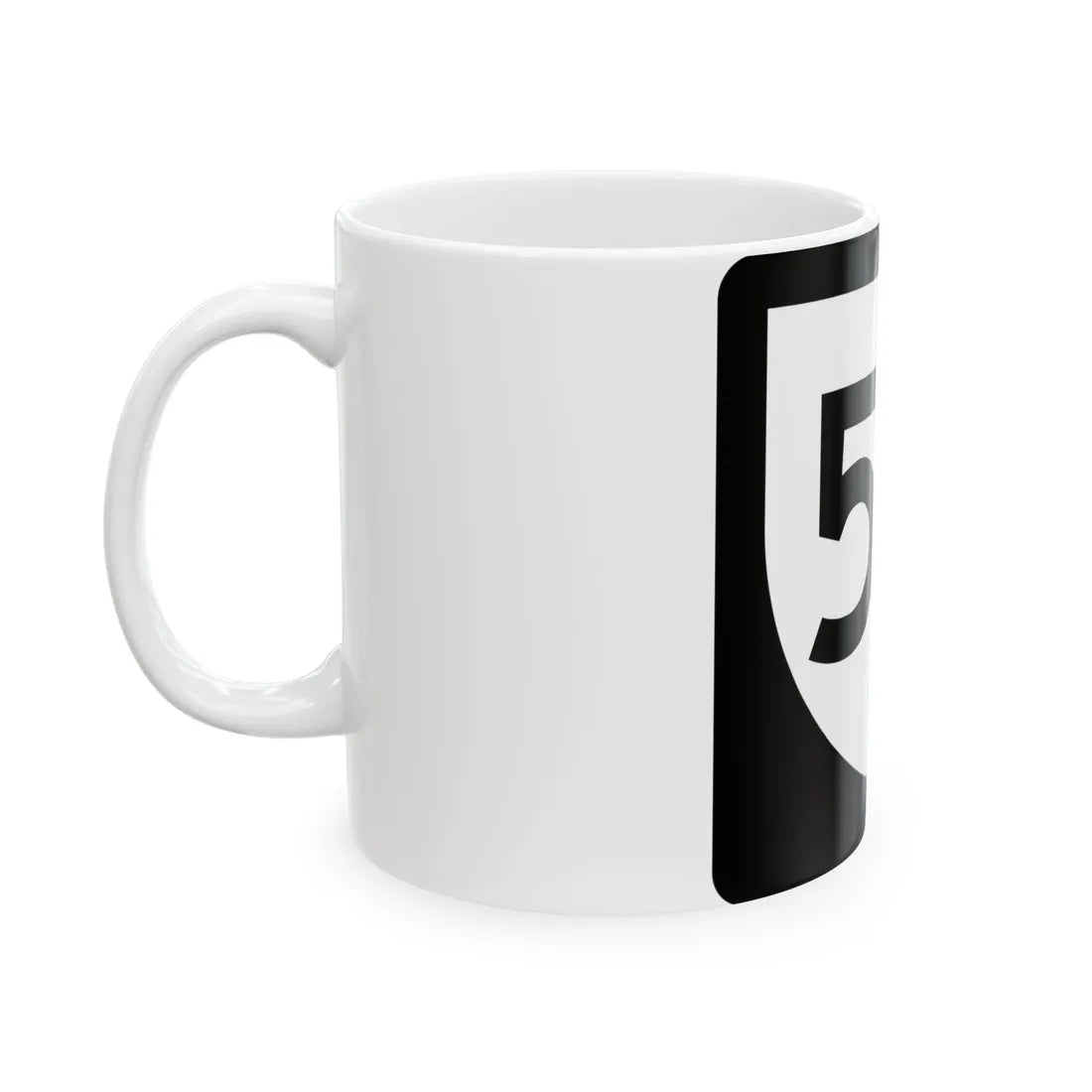 PR urban primary 55 (Puerto Rico) (Road Sign) White Coffee Mug - Go Mug Yourself