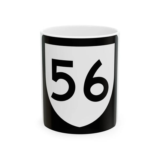 PR urban primary 56 (Puerto Rico) (Road Sign) White Coffee Mug 11oz - Go Mug Yourself