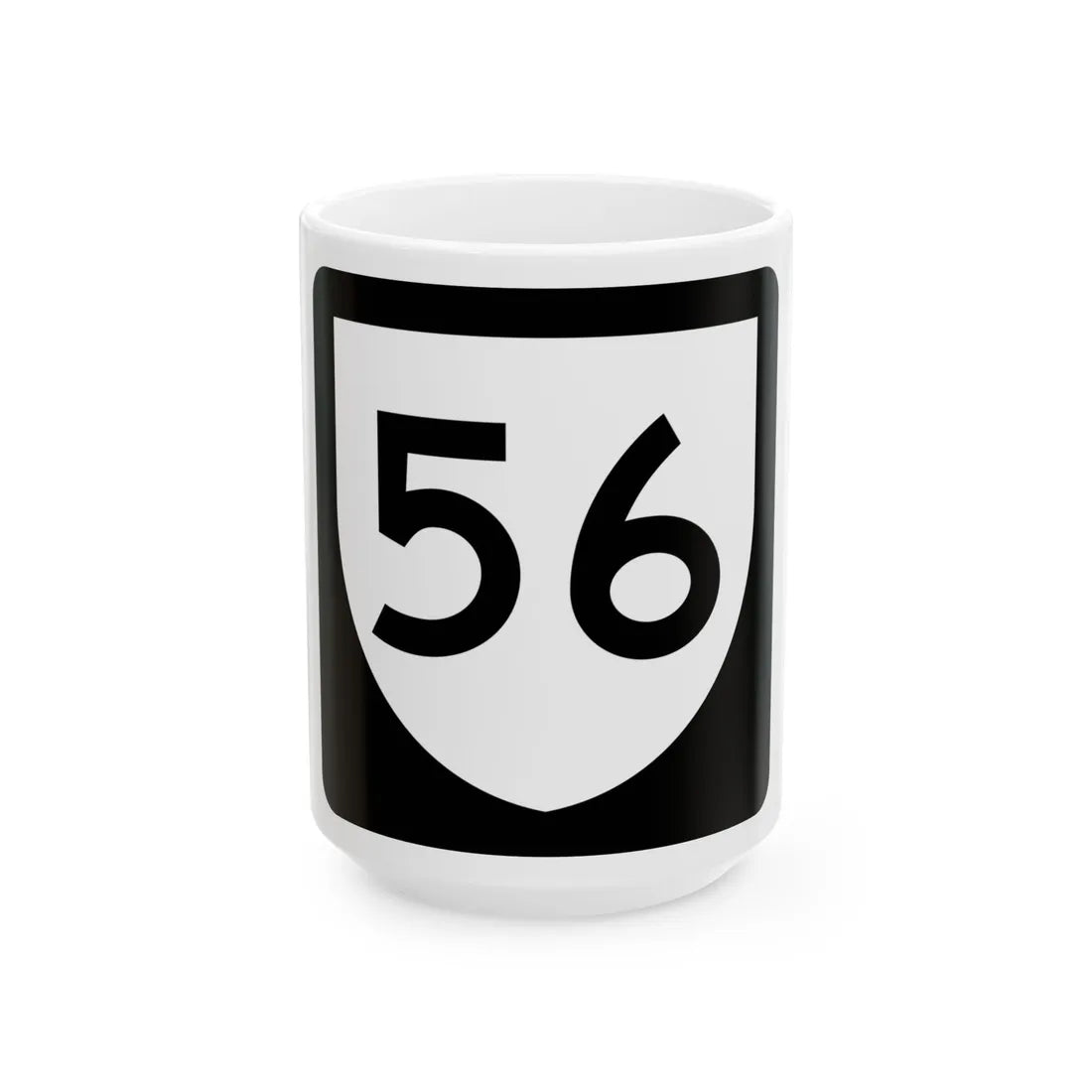 PR urban primary 56 (Puerto Rico) (Road Sign) White Coffee Mug 15oz - Go Mug Yourself