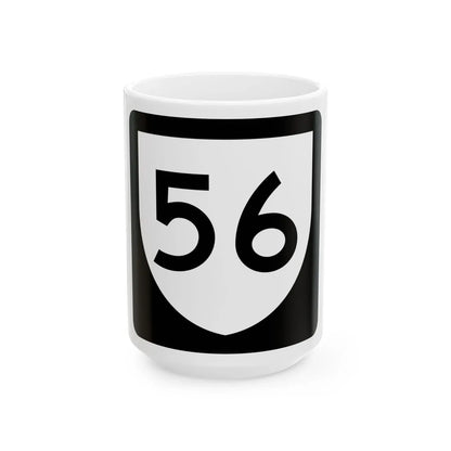 PR urban primary 56 (Puerto Rico) (Road Sign) White Coffee Mug 15oz - Go Mug Yourself