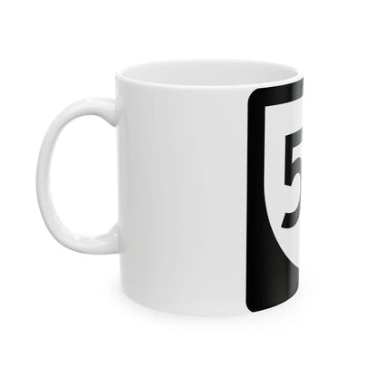 PR urban primary 57 (Puerto Rico) (Road Sign) White Coffee Mug - Go Mug Yourself