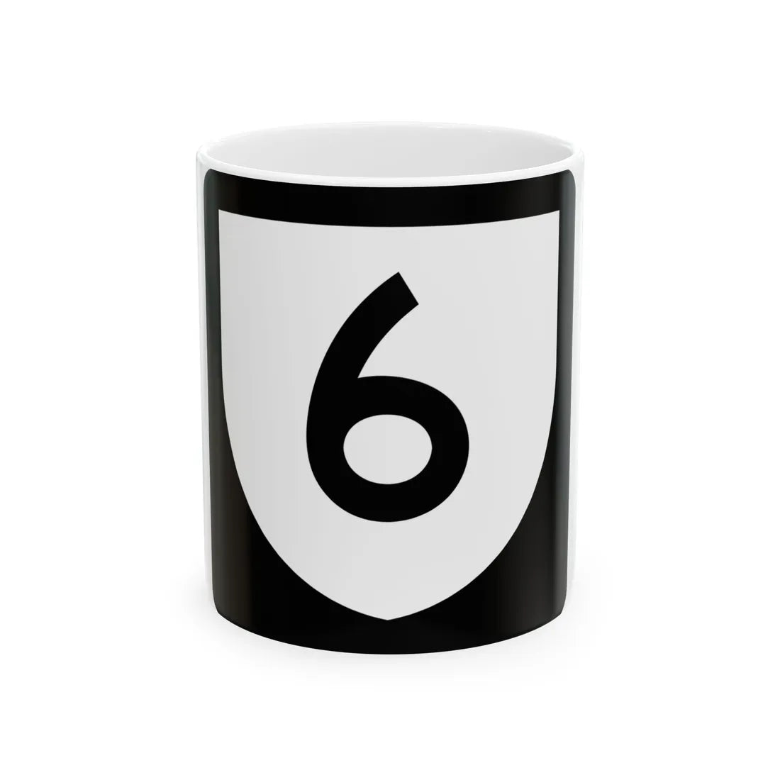 PR urban primary 6 (Puerto Rico) (Road Sign) White Coffee Mug 11oz - Go Mug Yourself