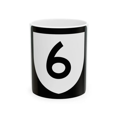 PR urban primary 6 (Puerto Rico) (Road Sign) White Coffee Mug 11oz - Go Mug Yourself