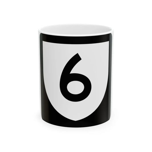 PR urban primary 6 (Puerto Rico) (Road Sign) White Coffee Mug 11oz - Go Mug Yourself