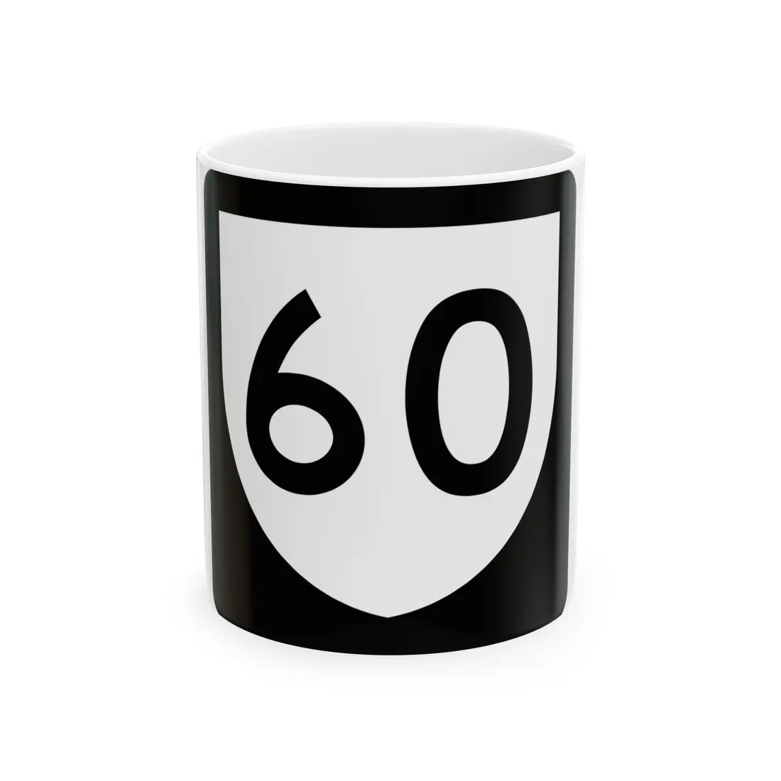 PR urban primary 60 (Puerto Rico) (Road Sign) White Coffee Mug 11oz - Go Mug Yourself