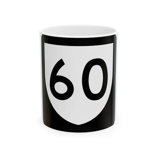 PR urban primary 60 (Puerto Rico) (Road Sign) White Coffee Mug 11oz - Go Mug Yourself