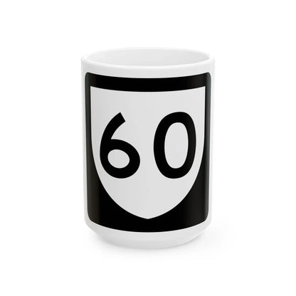 PR urban primary 60 (Puerto Rico) (Road Sign) White Coffee Mug 15oz - Go Mug Yourself