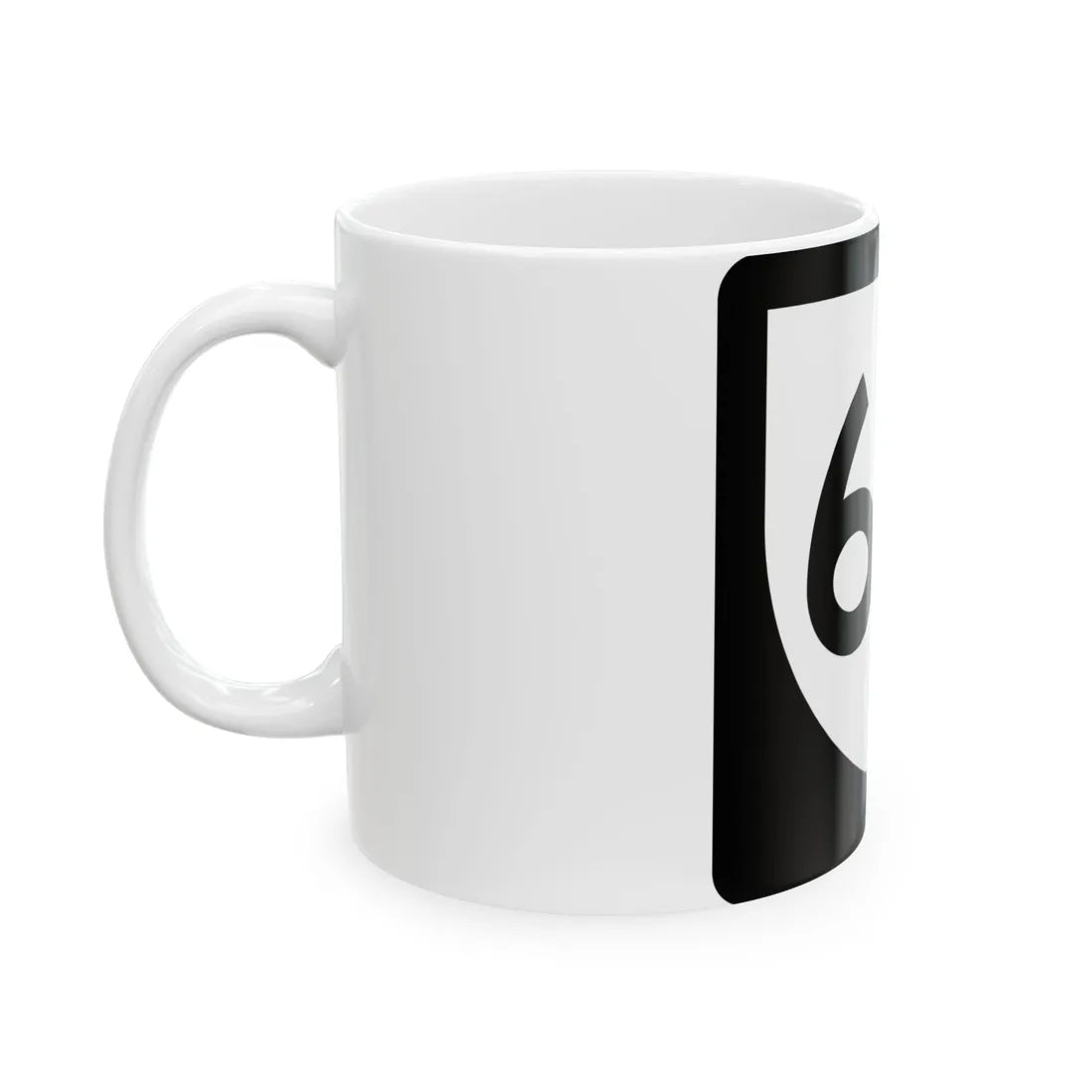 PR urban primary 60 (Puerto Rico) (Road Sign) White Coffee Mug - Go Mug Yourself