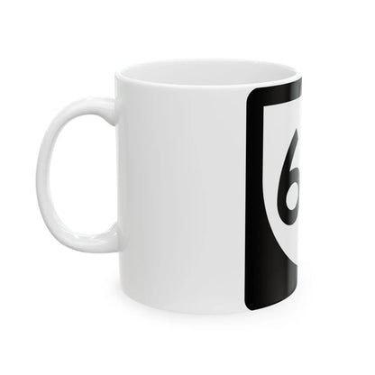 PR urban primary 60 (Puerto Rico) (Road Sign) White Coffee Mug - Go Mug Yourself