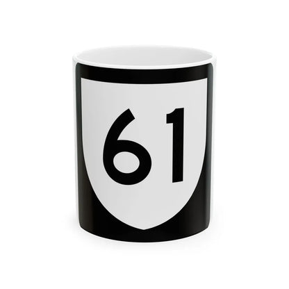PR urban primary 61 (Puerto Rico) (Road Sign) White Coffee Mug 11oz - Go Mug Yourself
