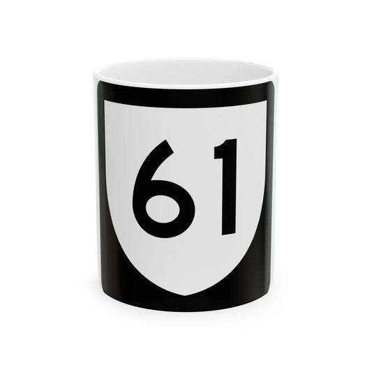 PR urban primary 61 (Puerto Rico) (Road Sign) White Coffee Mug 11oz - Go Mug Yourself