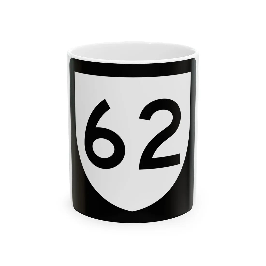 PR urban primary 62 (Puerto Rico) (Road Sign) White Coffee Mug 11oz - Go Mug Yourself