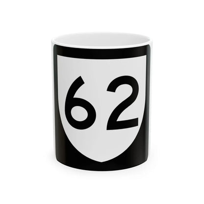 PR urban primary 62 (Puerto Rico) (Road Sign) White Coffee Mug 11oz - Go Mug Yourself