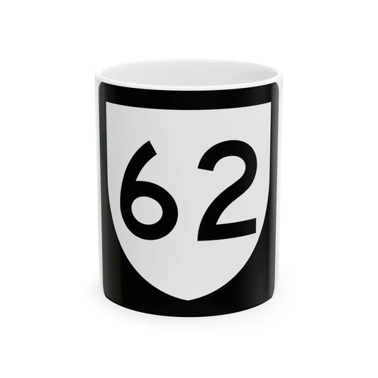 PR urban primary 62 (Puerto Rico) (Road Sign) White Coffee Mug 11oz - Go Mug Yourself