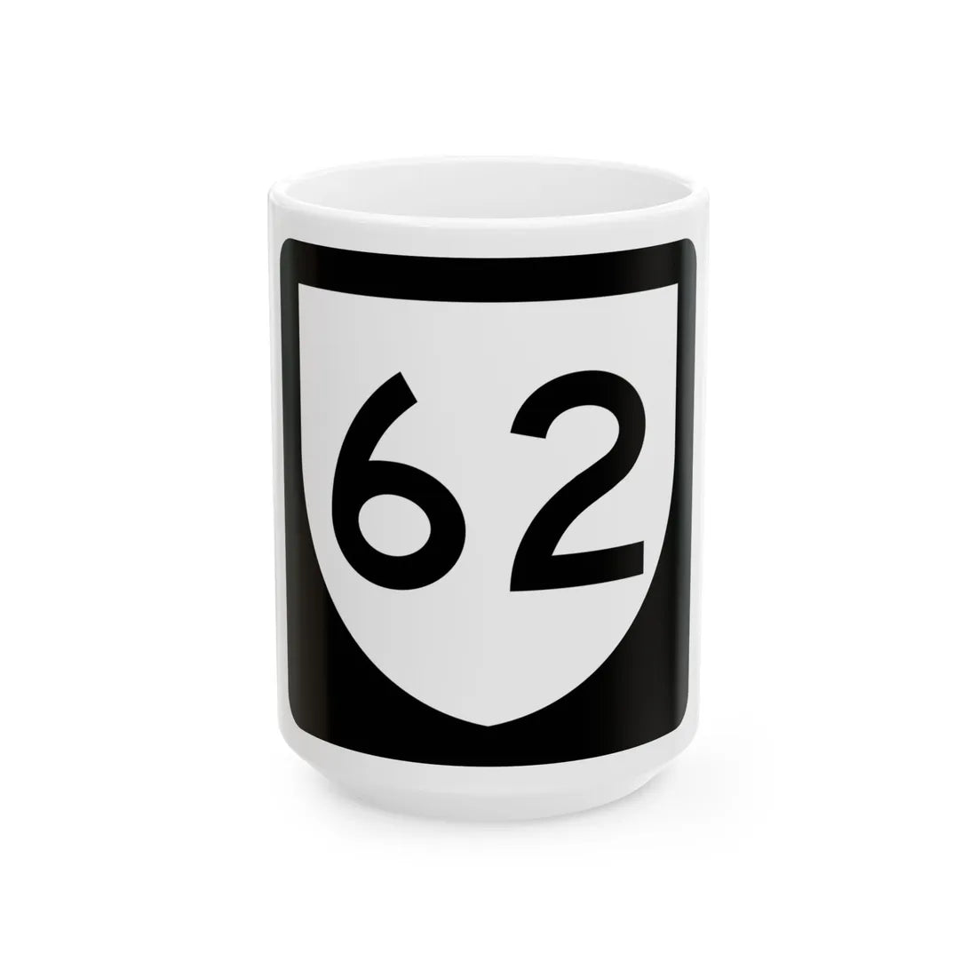PR urban primary 62 (Puerto Rico) (Road Sign) White Coffee Mug 15oz - Go Mug Yourself