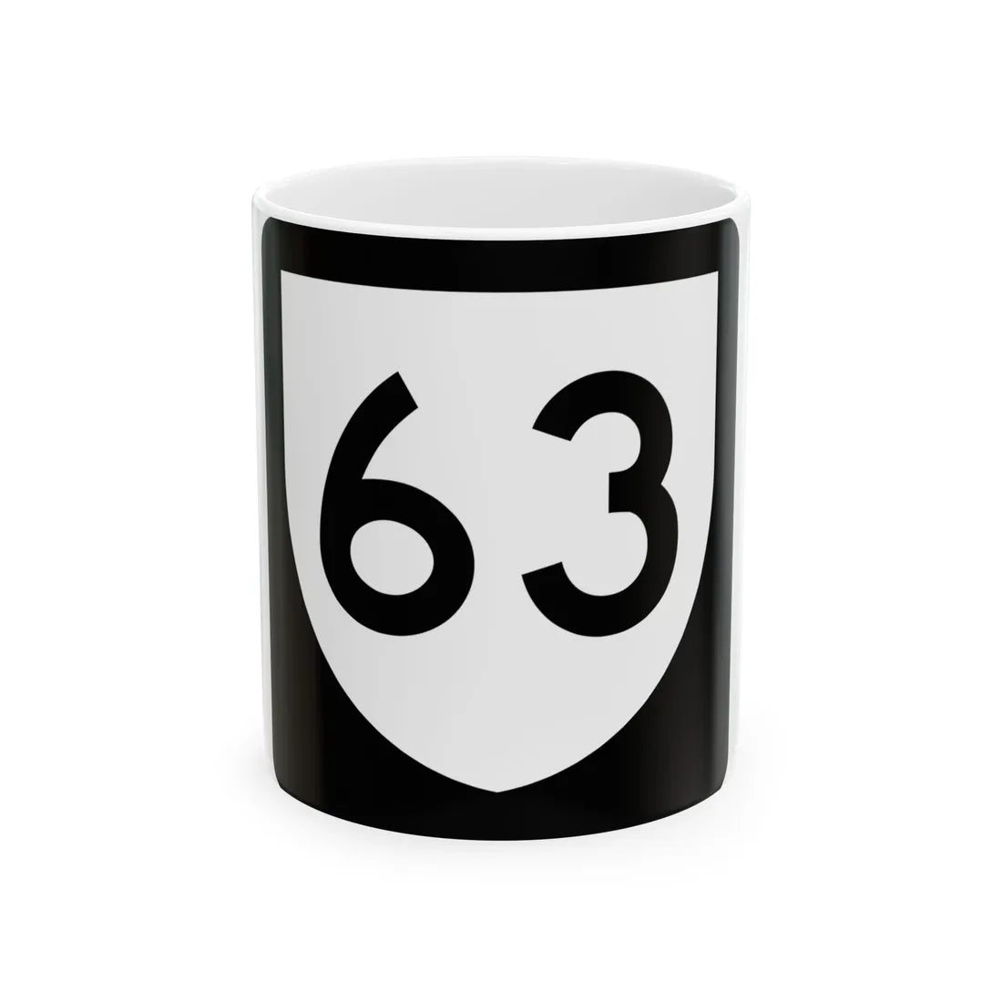 PR urban primary 63 (Puerto Rico) (Road Sign) White Coffee Mug 11oz - Go Mug Yourself