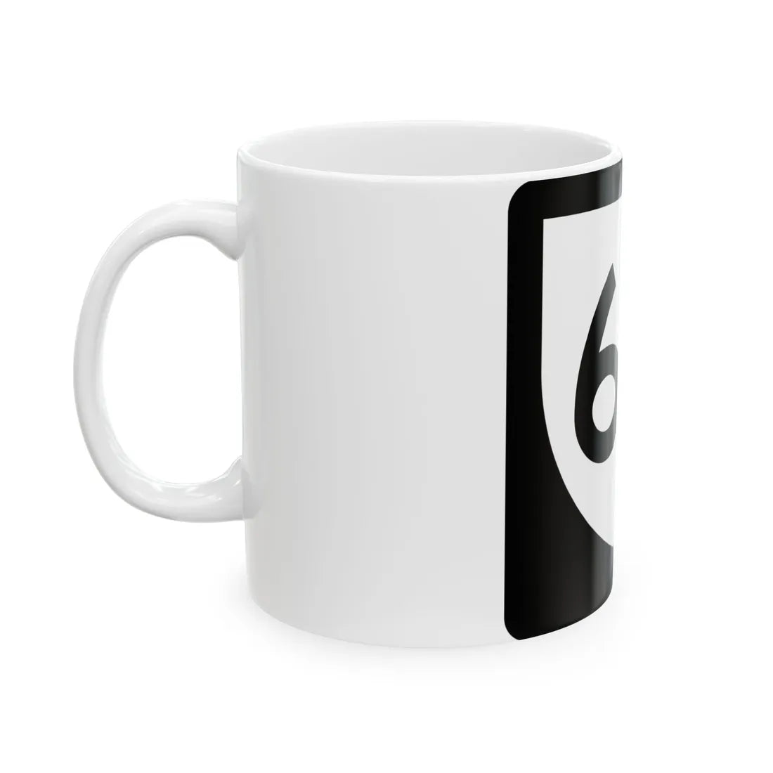 PR urban primary 63 (Puerto Rico) (Road Sign) White Coffee Mug - Go Mug Yourself