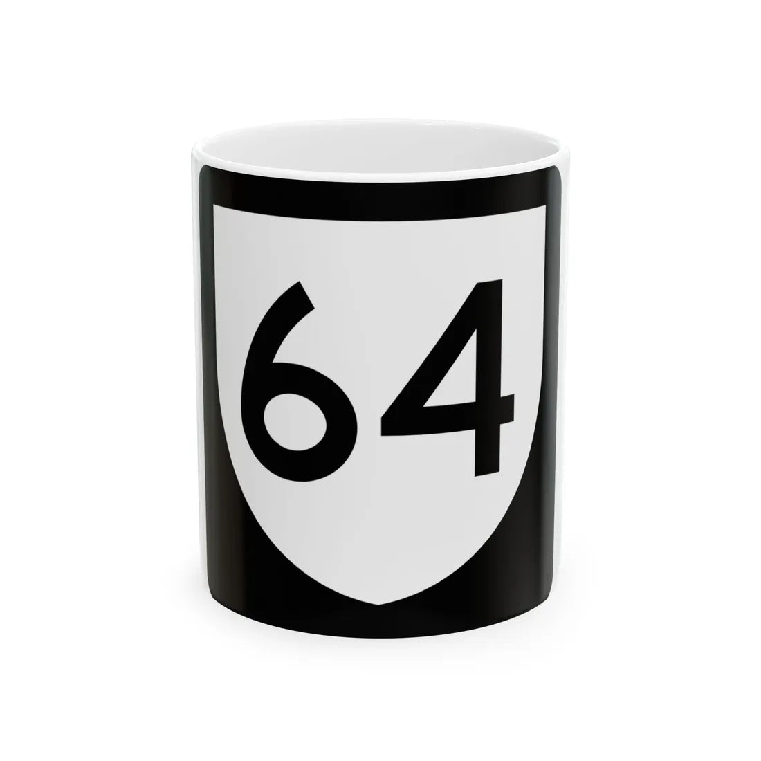 PR urban primary 64 (Puerto Rico) (Road Sign) White Coffee Mug 11oz - Go Mug Yourself