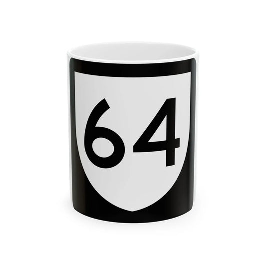 PR urban primary 64 (Puerto Rico) (Road Sign) White Coffee Mug 11oz - Go Mug Yourself