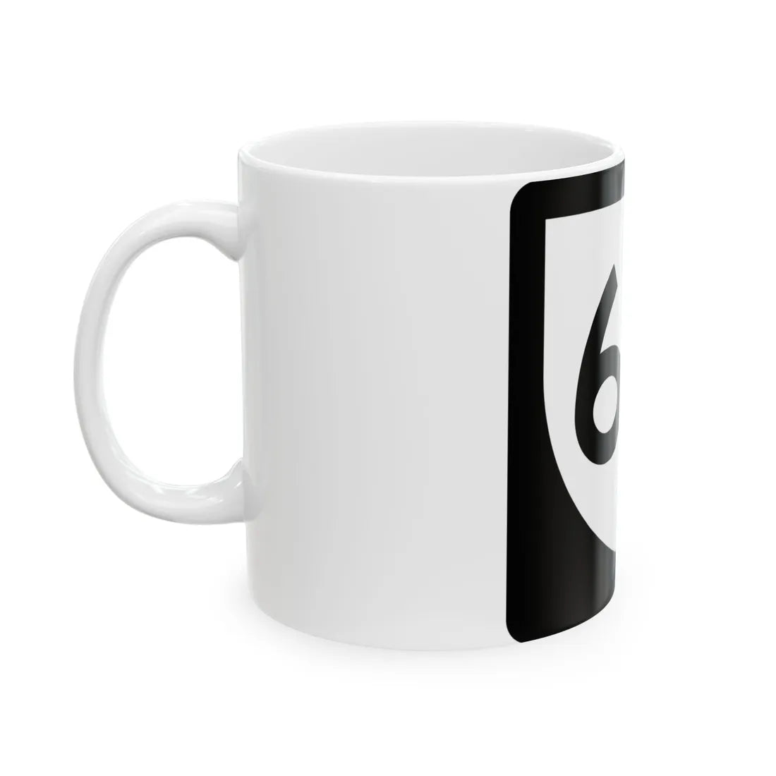 PR urban primary 64 (Puerto Rico) (Road Sign) White Coffee Mug - Go Mug Yourself