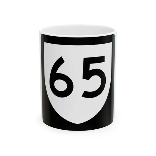 PR urban primary 65 (Puerto Rico) (Road Sign) White Coffee Mug 11oz - Go Mug Yourself
