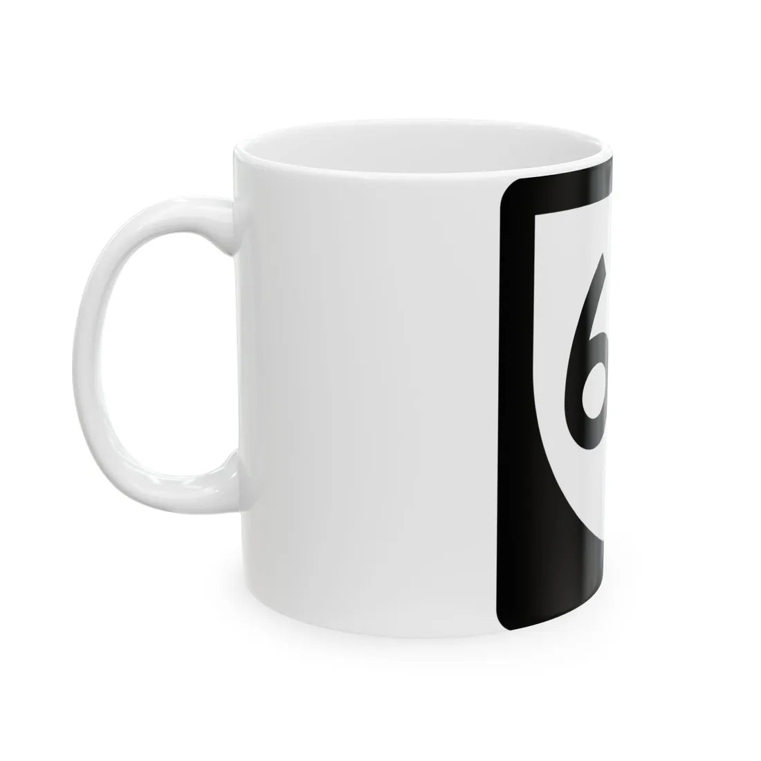 PR urban primary 65 (Puerto Rico) (Road Sign) White Coffee Mug - Go Mug Yourself
