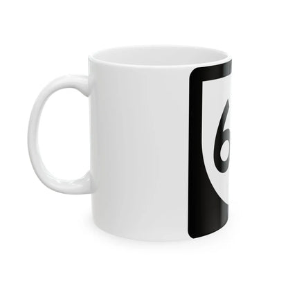 PR urban primary 66 (Puerto Rico) (Road Sign) White Coffee Mug - Go Mug Yourself