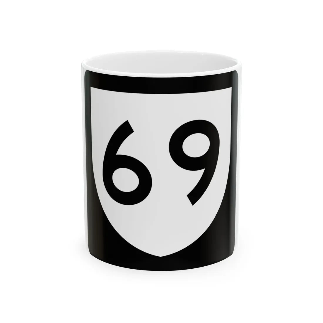 PR urban primary 69 (Puerto Rico) (Road Sign) White Coffee Mug 11oz - Go Mug Yourself