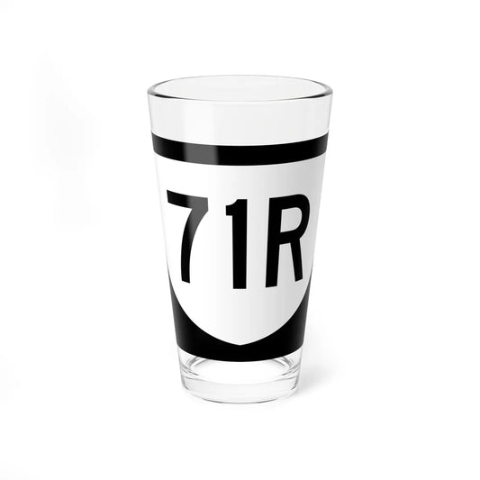 PR urban primary 71R (Puerto Rico) (Road Sign) Pint Glass 16oz 16oz - Go Mug Yourself