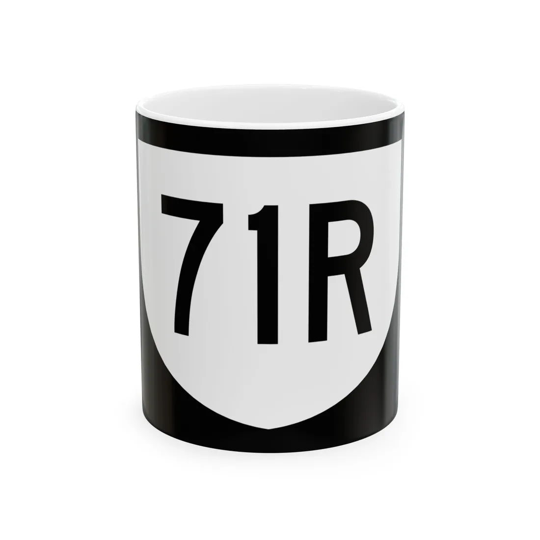 PR urban primary 71R (Puerto Rico) (Road Sign) White Coffee Mug 11oz - Go Mug Yourself