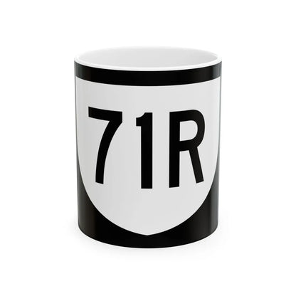 PR urban primary 71R (Puerto Rico) (Road Sign) White Coffee Mug 11oz - Go Mug Yourself