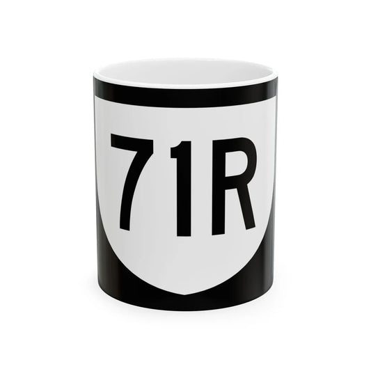 PR urban primary 71R (Puerto Rico) (Road Sign) White Coffee Mug 11oz - Go Mug Yourself