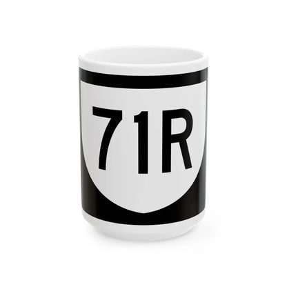 PR urban primary 71R (Puerto Rico) (Road Sign) White Coffee Mug 15oz - Go Mug Yourself